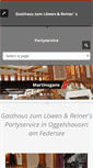 Mobile Screenshot of loewen-oggelshausen.de